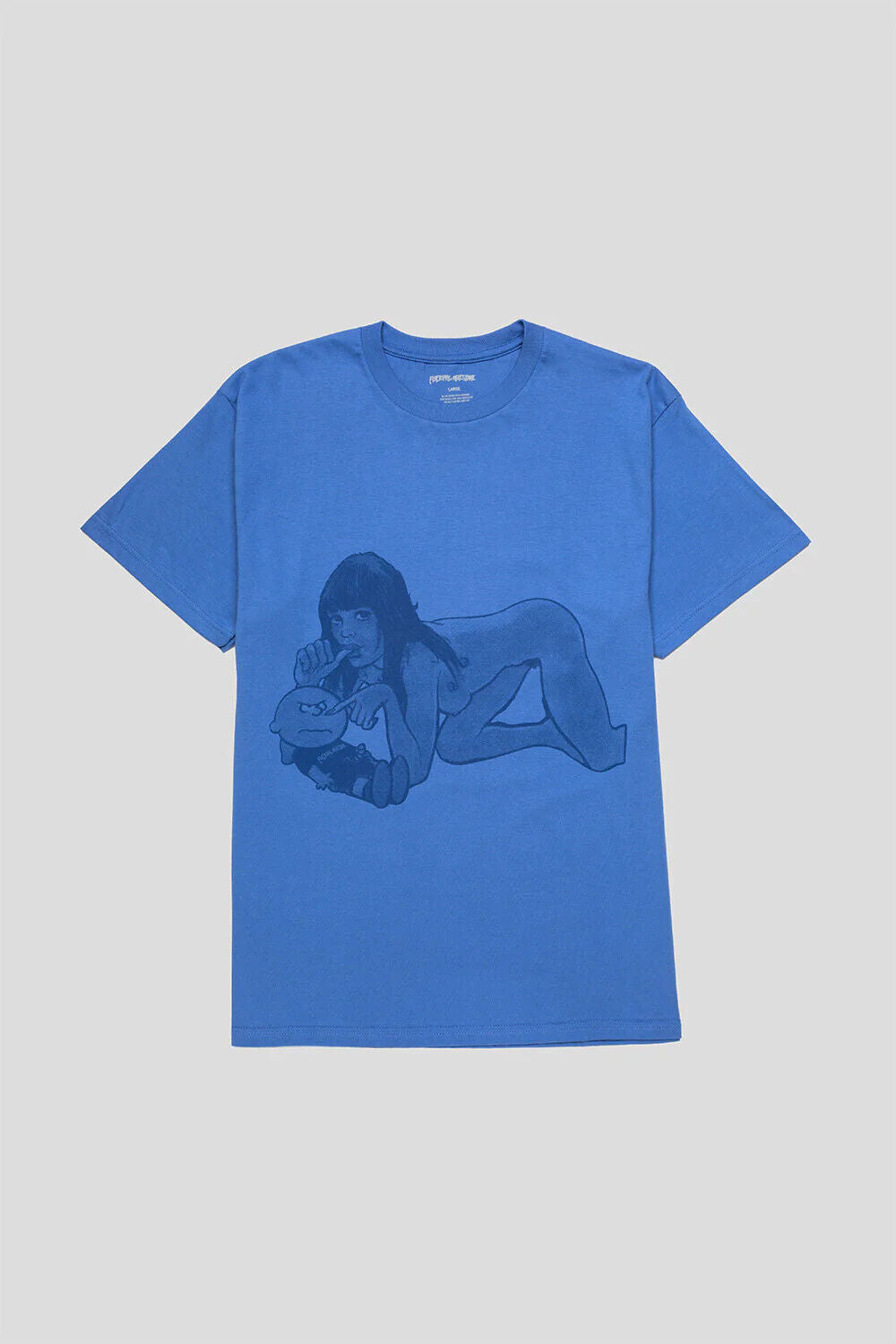 FA F*cking Awesome Touch Tee T Shirt Flo blue Size Men's XL Short Sleeve