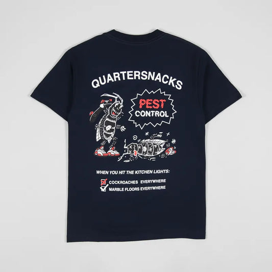 Quarter Snacks Pest Control T Shirt Size Large
