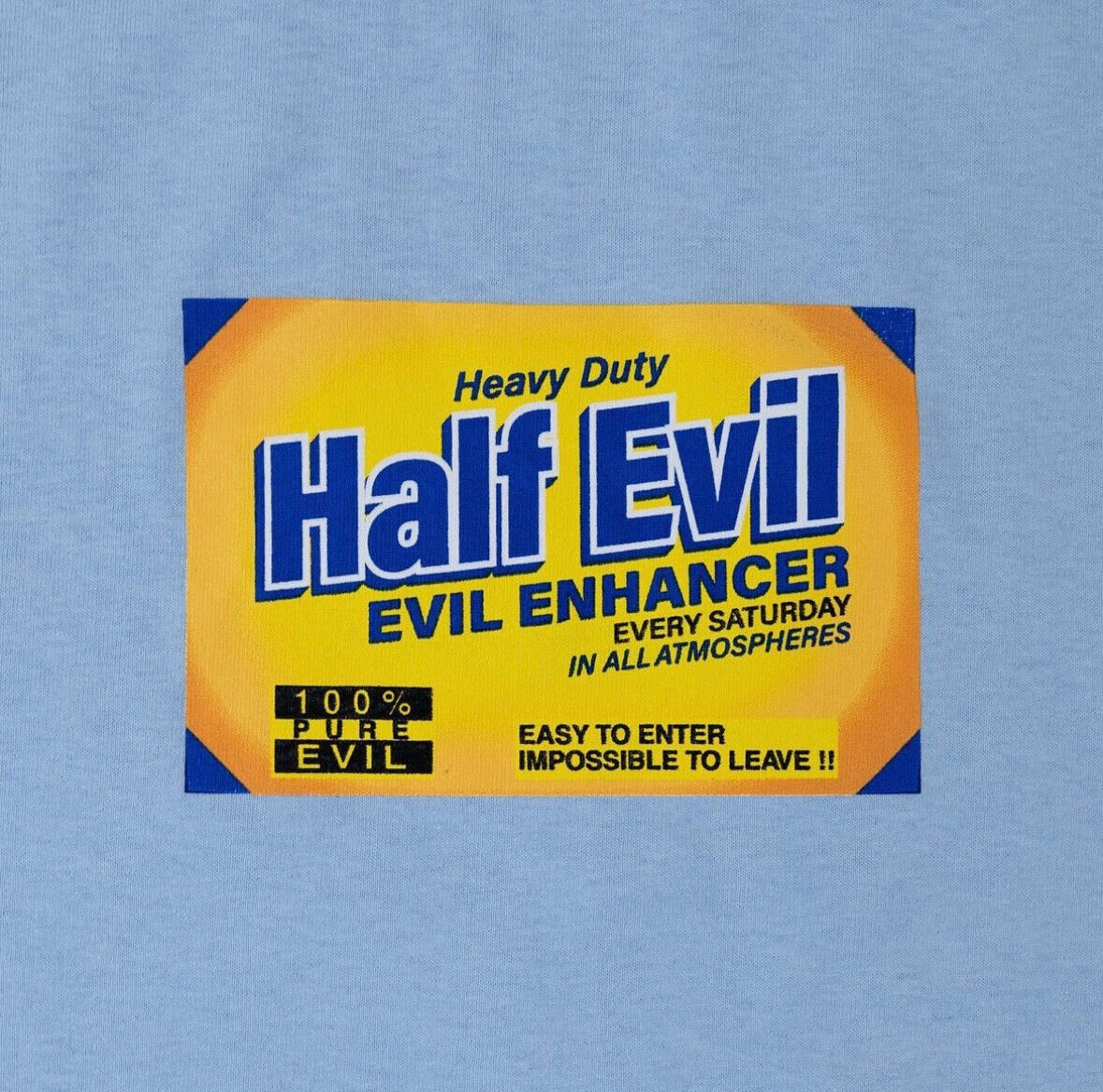 Half Evil 333 Evil Enchancer T Shirt Mens size Large (Brand New)