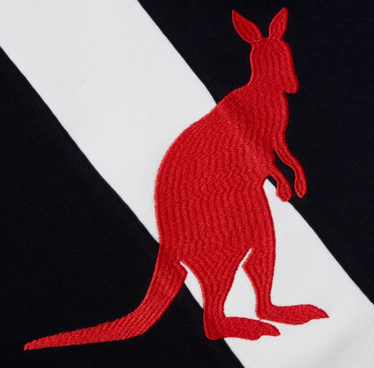 Nothing Personal Royal Long Sleeve Polo Size Large (Brand NEW)